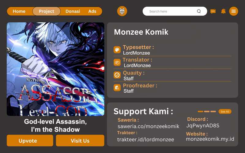 God-level Assassin, I’m the Shadow Chapter 02 Gambar 1