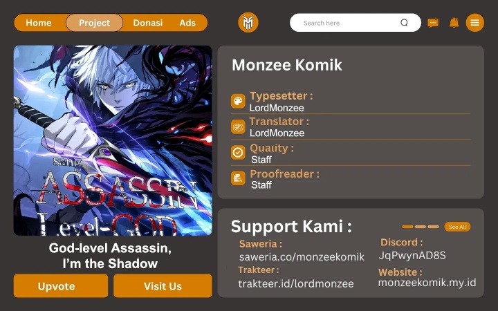 God-level Assassin, I’m the Shadow Chapter 21 Gambar 1