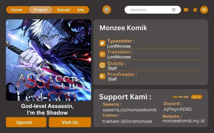 God-level Assassin, I’m the Shadow Chapter 22 Gambar 1