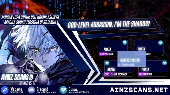 God-level Assassin, I’m the Shadow Chapter 34 Gambar 1