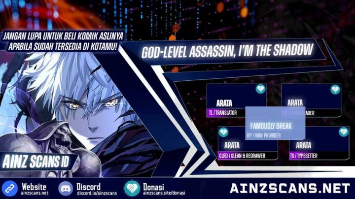 God-level Assassin, I’m the Shadow Chapter 35 Gambar 1