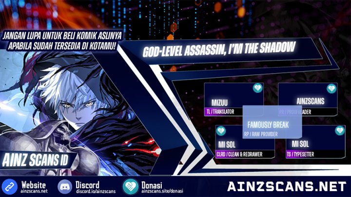 God-level Assassin, I’m the Shadow Chapter 45 Gambar 1