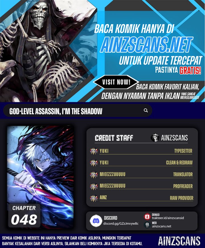 God-level Assassin, I’m the Shadow Chapter 48 Gambar 1