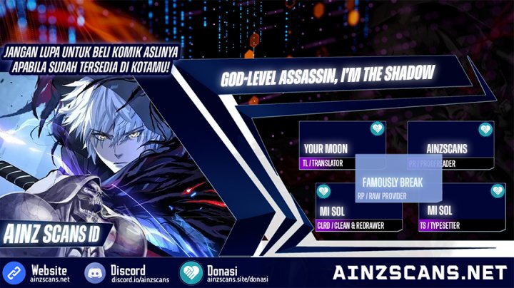 God-level Assassin, I’m the Shadow Chapter 66 Gambar 1