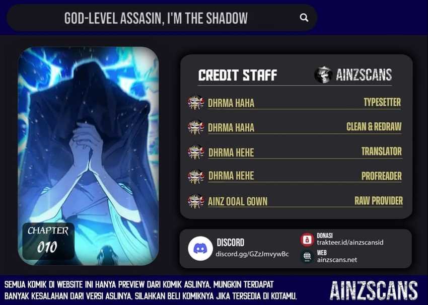 God-level Assassin, I’m the Shadow Chapter 70 Gambar 1
