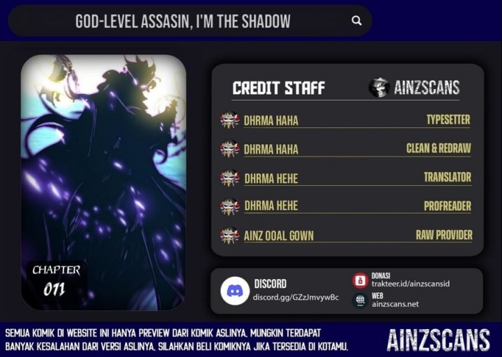 God-level Assassin, I’m the Shadow Chapter 71 Gambar 1