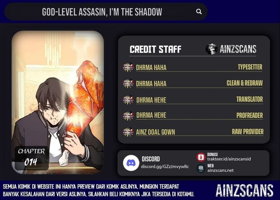 God-level Assassin, I’m the Shadow Chapter 74 Gambar 1