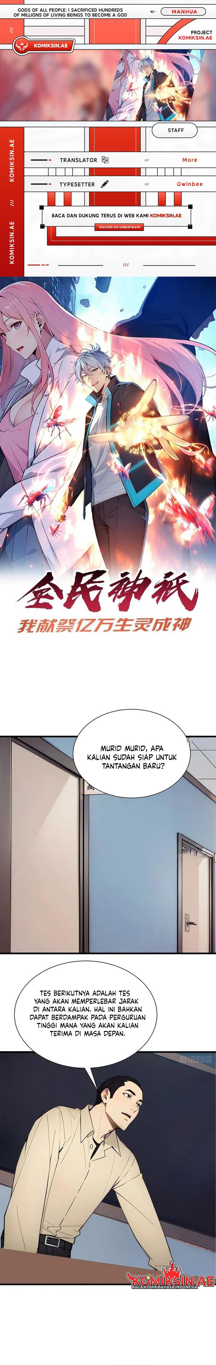 Gods of All People: I Sacrificed Hundreds of Millions of Living Beings To Become a God Chapter 17 Gambar 1