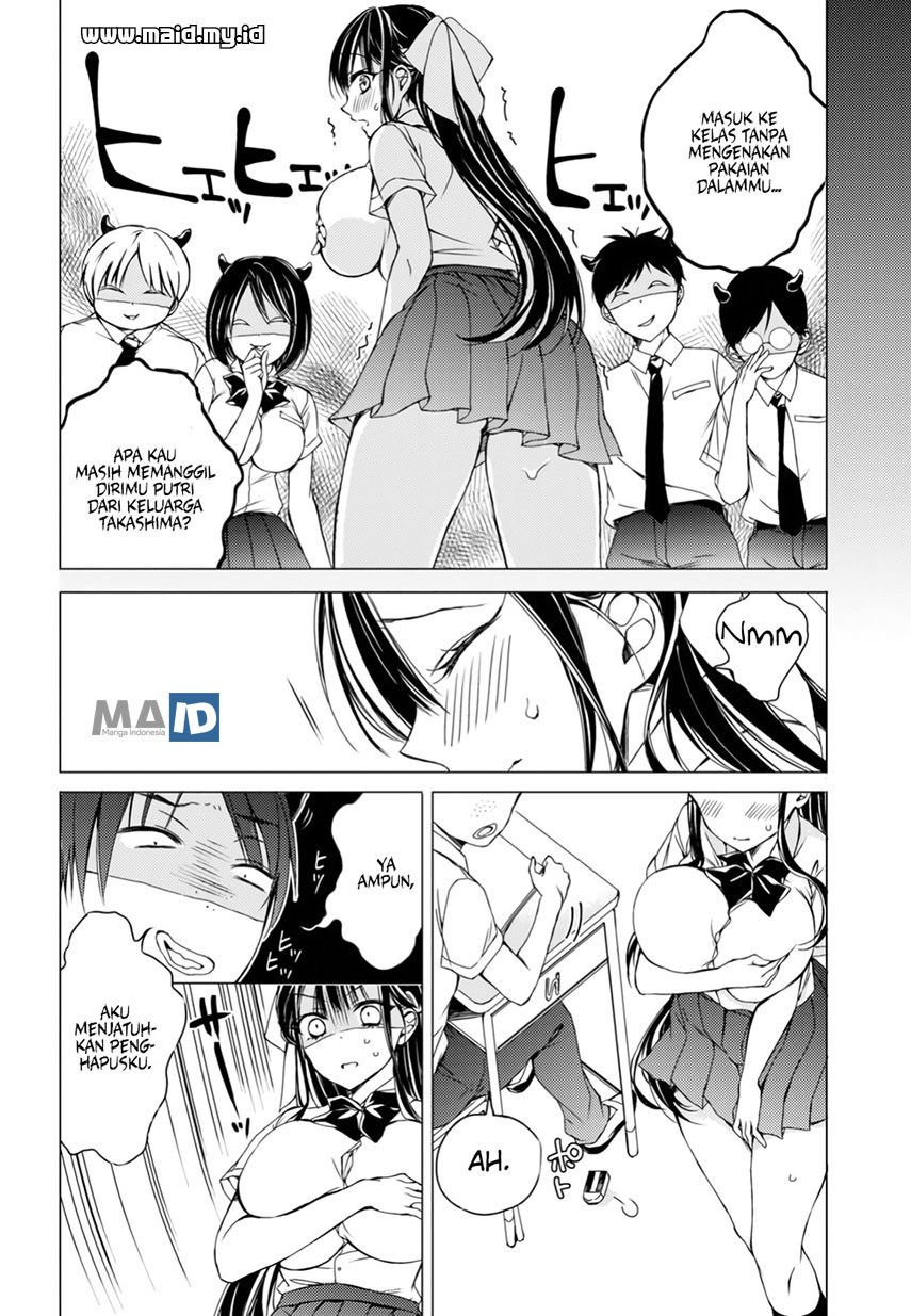 Goreijo Takashima Kiyono wa Hisoka ni Tashinamu Chapter 05 Gambar 12