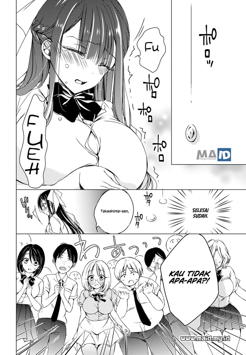 Goreijo Takashima Kiyono wa Hisoka ni Tashinamu Chapter 05 Gambar 16