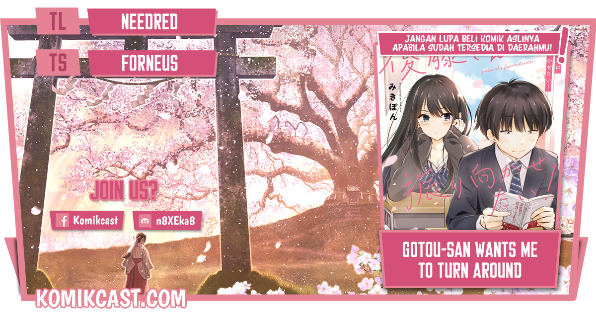 Gotou-san Wants Me To Turn Around Chapter 02 Gambar 1