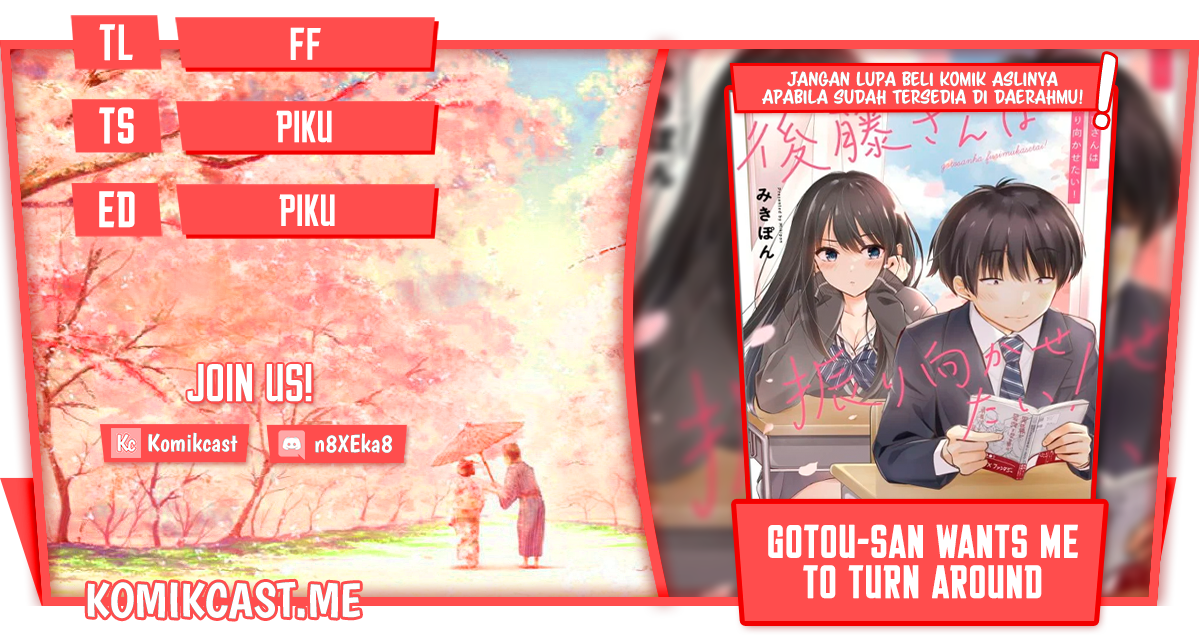 Gotou-san Wants Me To Turn Around Chapter 33 Gambar 1