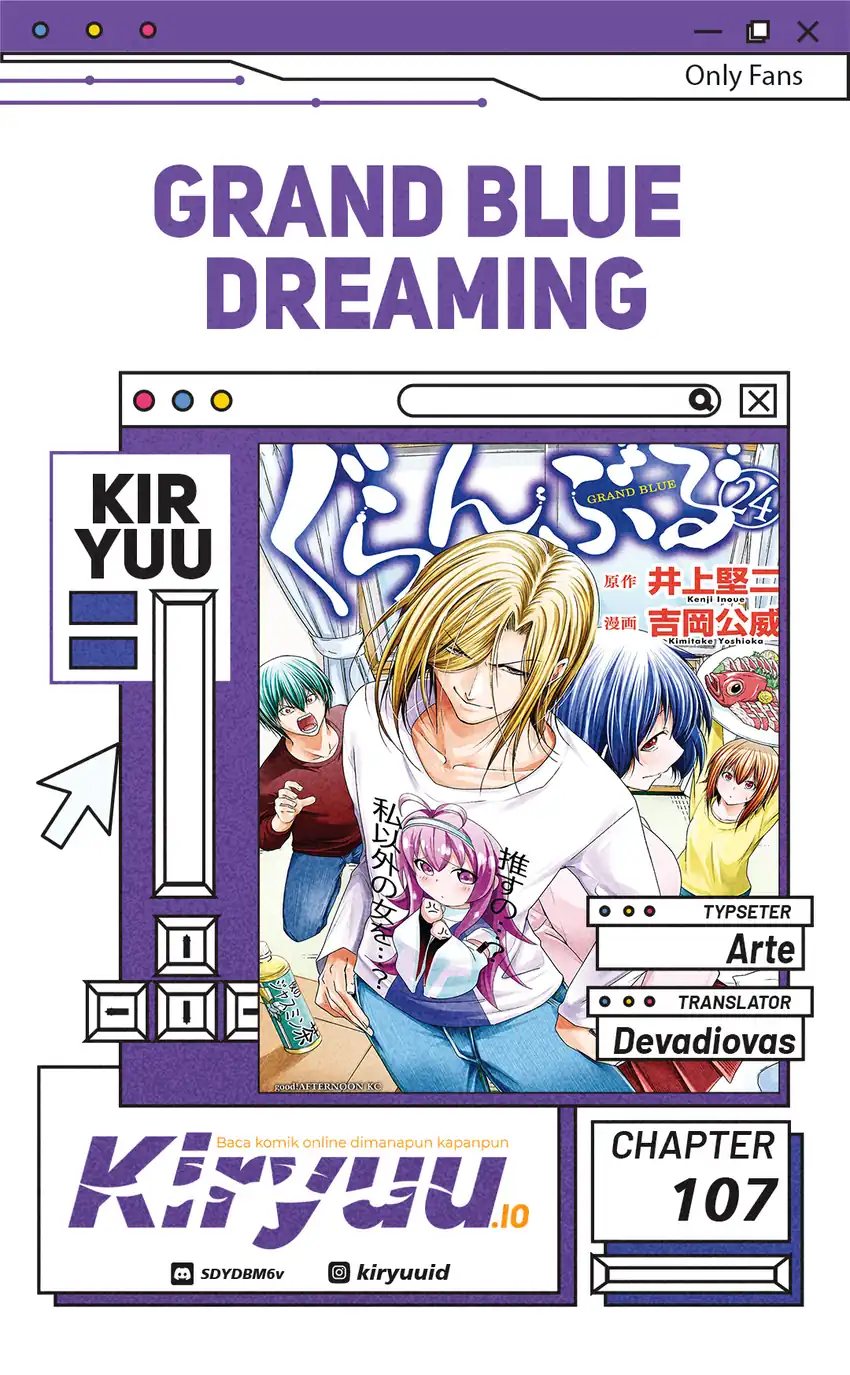 Grand Blue Chapter 107 Gambar 1