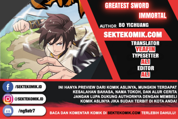 Greatest Sword Immortal Chapter 31 Gambar 1