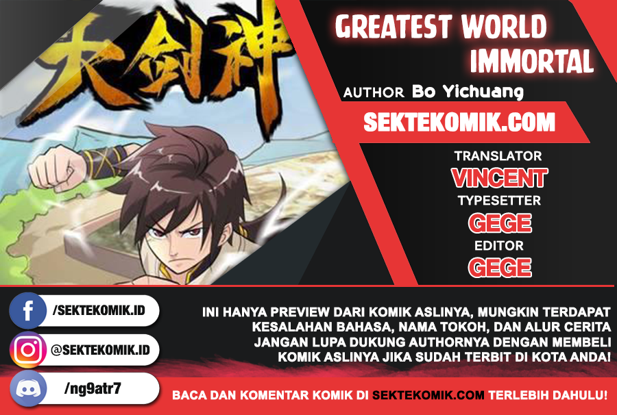 Greatest Sword Immortal Chapter 47 Gambar 1