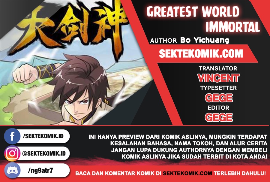 Greatest Sword Immortal Chapter 50 Gambar 1