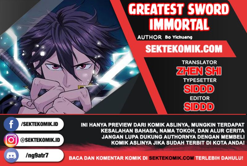 Greatest Sword Immortal Chapter 77 Gambar 1