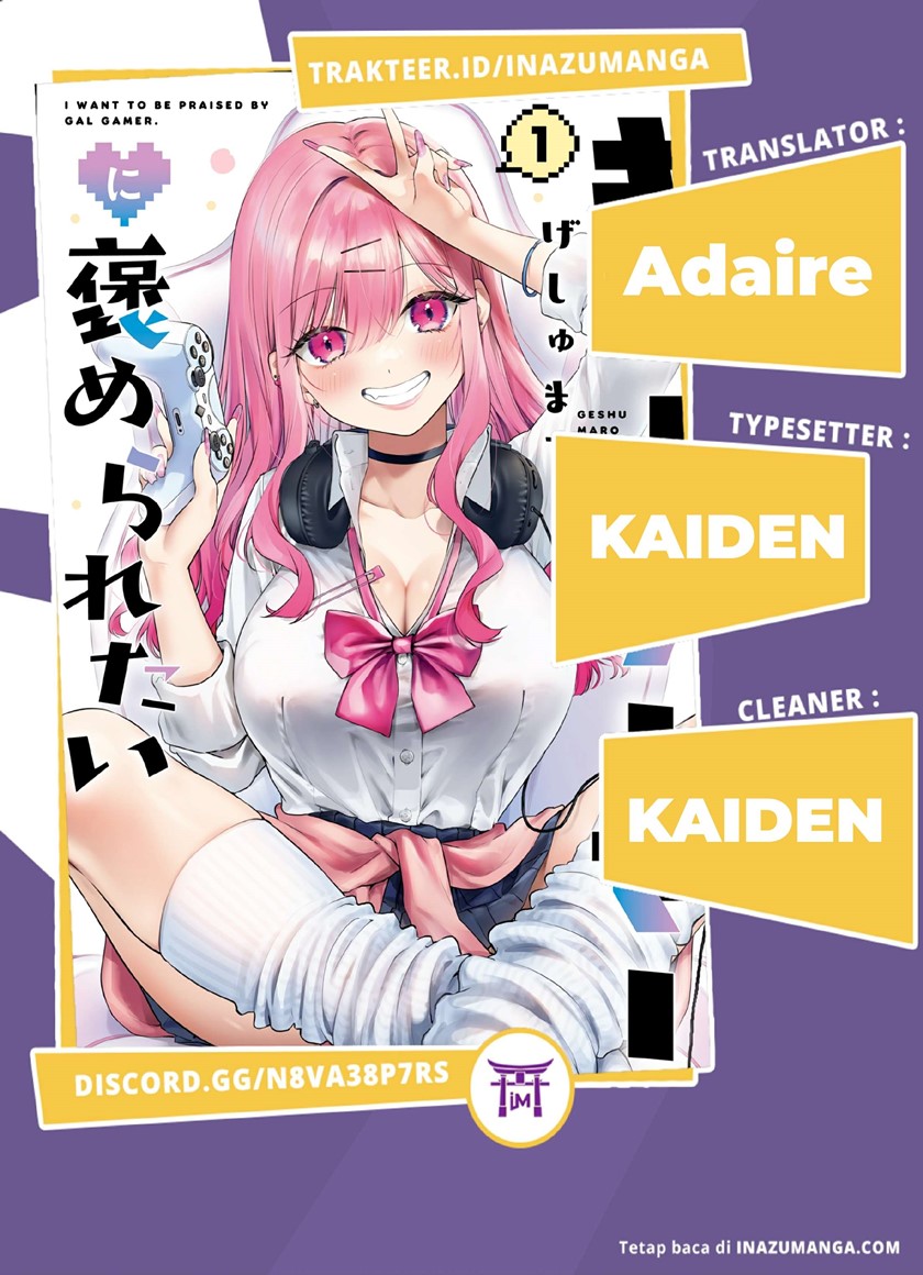 Gyaru Gamer Homeraretai Chapter 10 Gambar 1