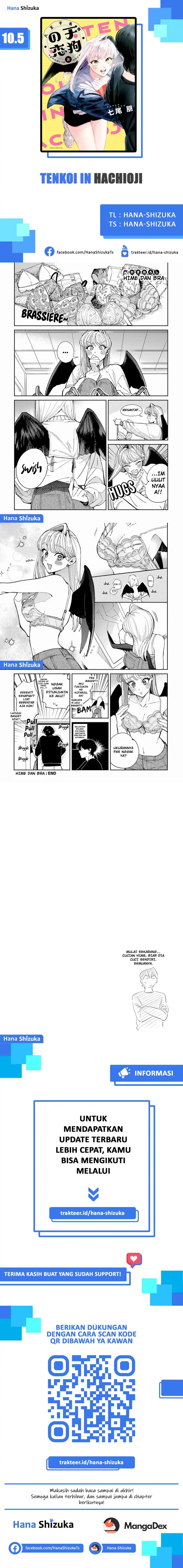 Hachiouji Meibutsu Tengu no Koi Chapter 10.5 Gambar 1