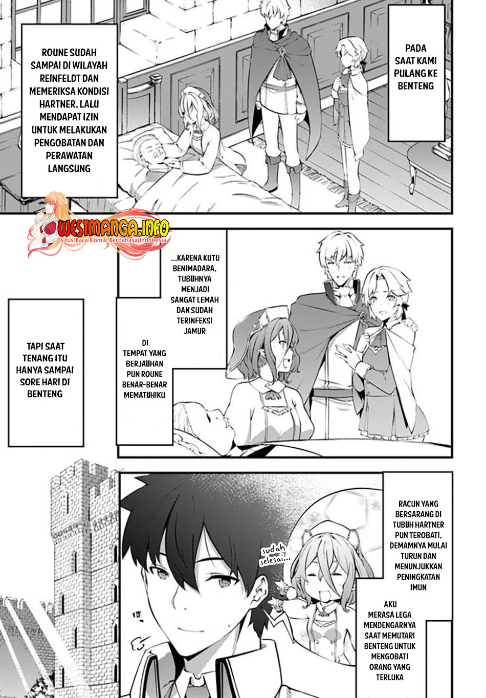 Hagure Seirei Ino Shinsatsu Kiroku ~ Seijo Kishi-dan to Iyashi no Kamiwaza Chapter 22 Gambar 7