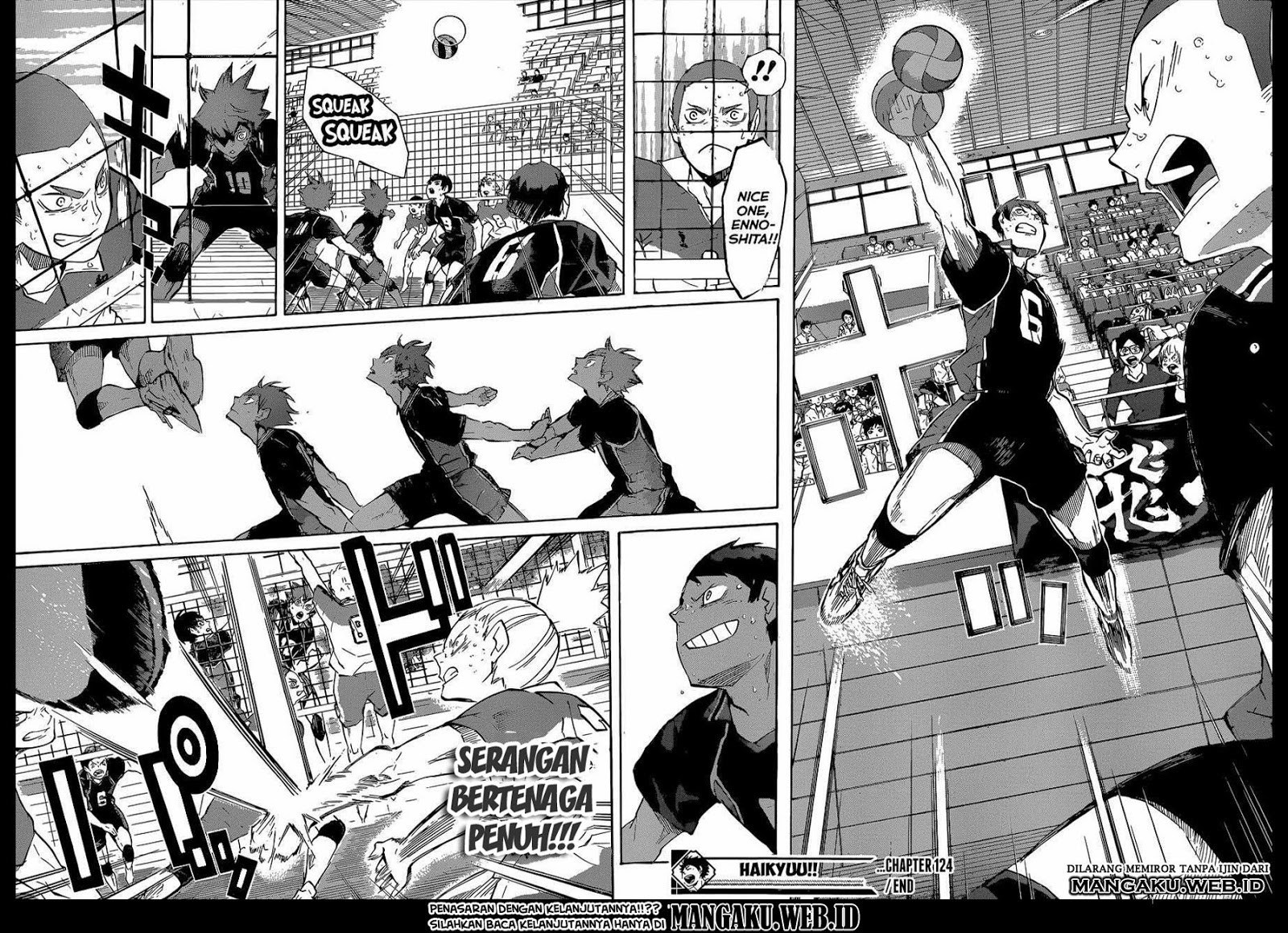Haikyuu!! Chapter 124 Gambar 19