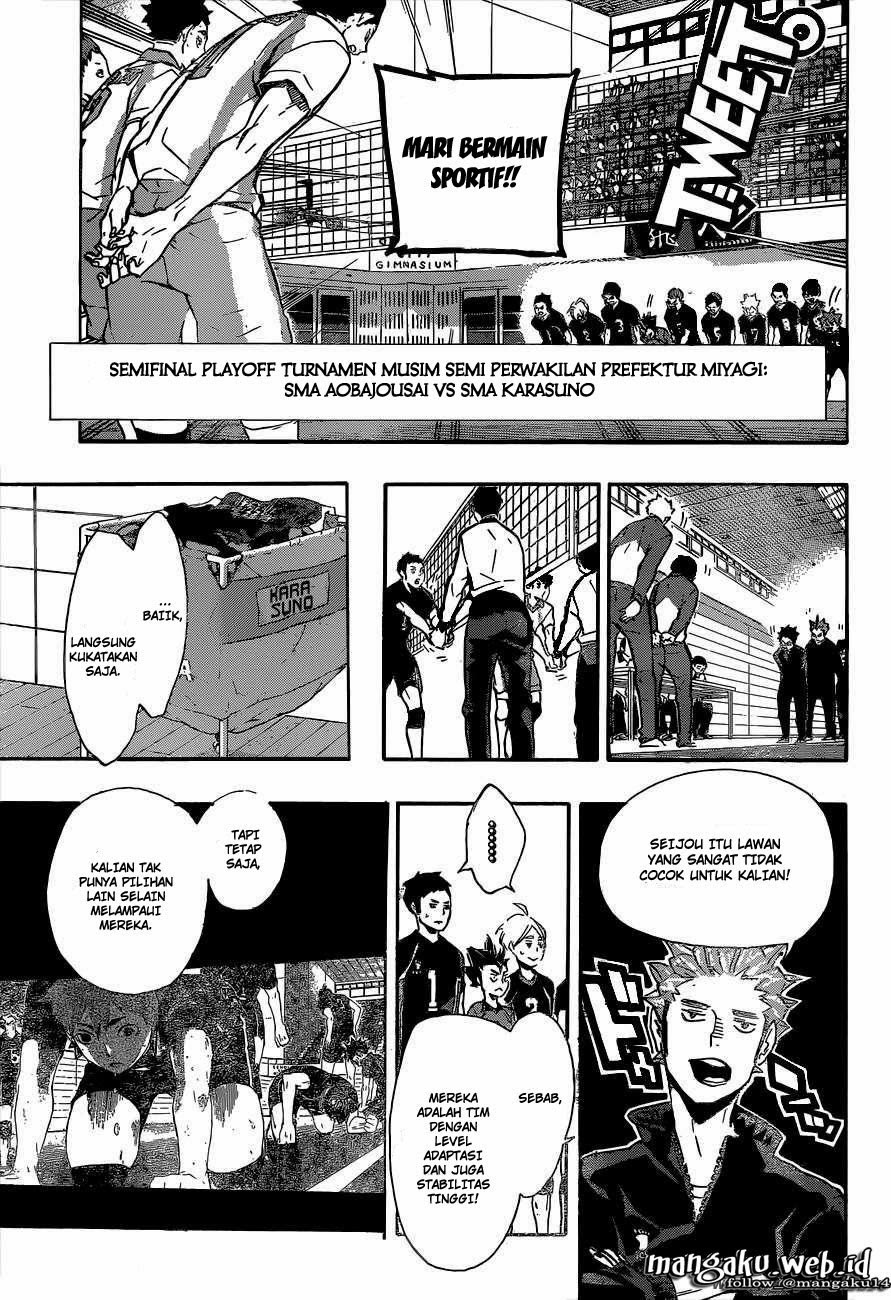 Haikyuu!! Chapter 129 Gambar 8