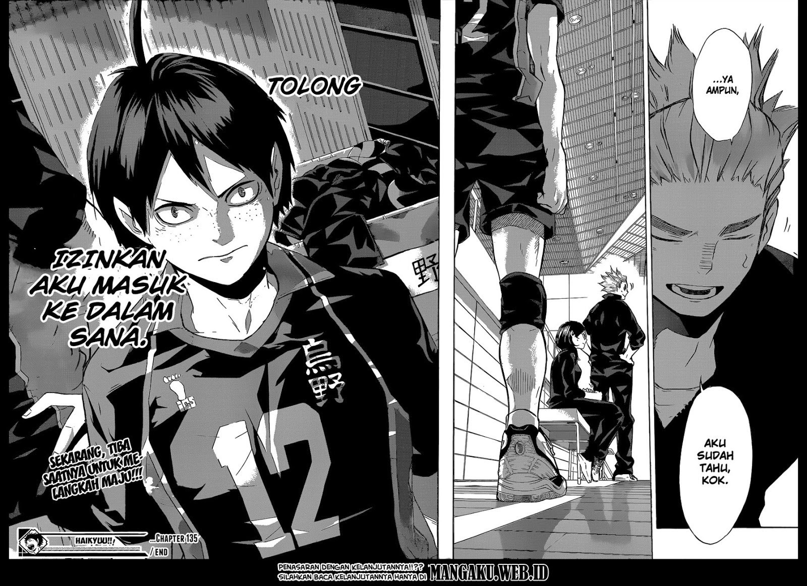Haikyuu!! Chapter 135 Gambar 18