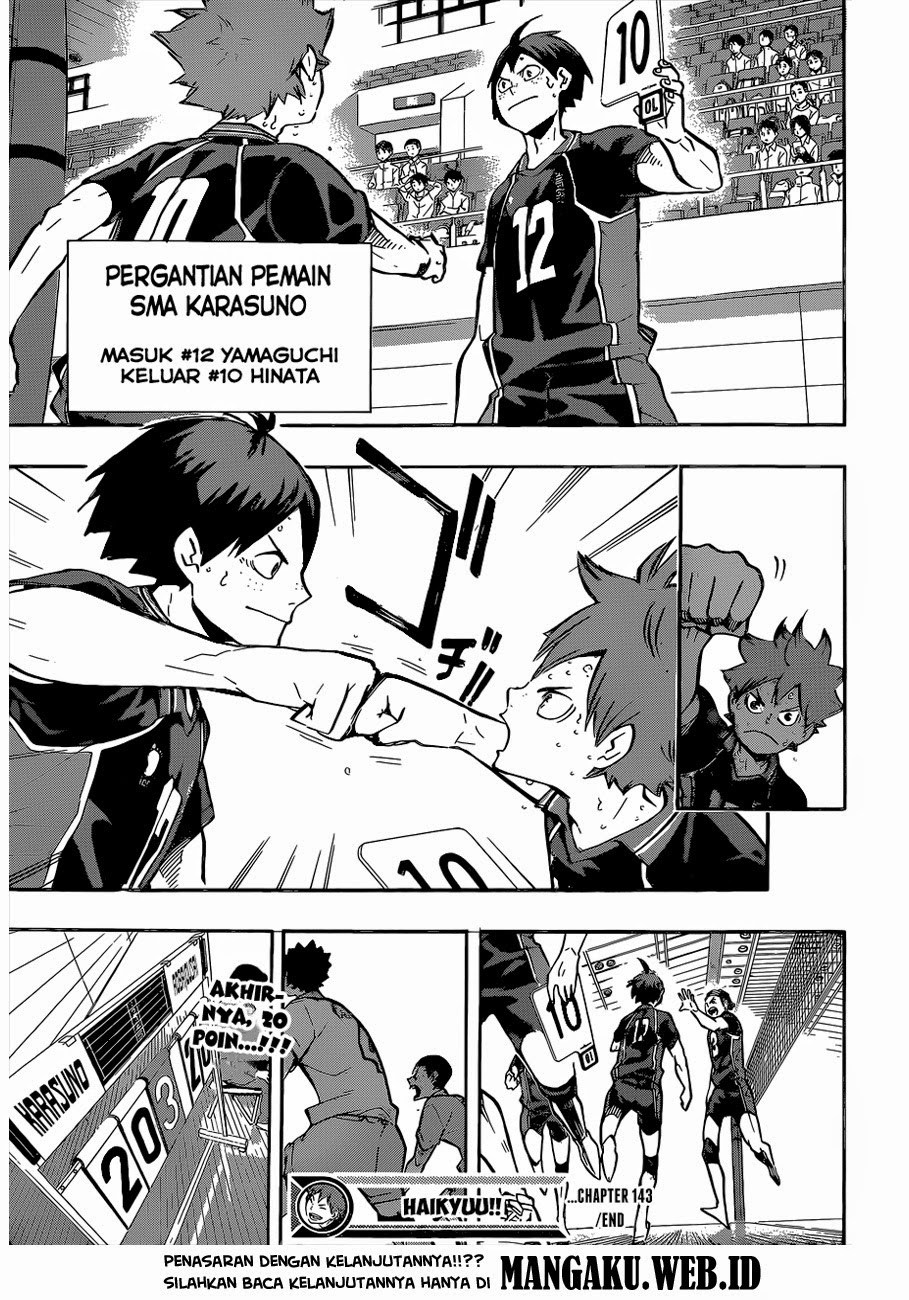 Haikyuu!! Chapter 143 Gambar 19