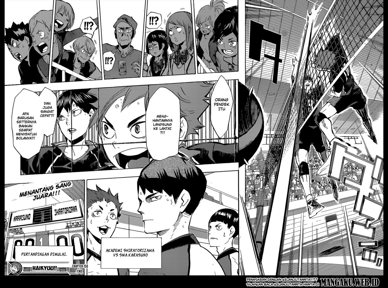 Haikyuu!! Chapter 150 Gambar 19