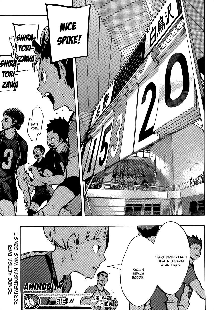 Haikyuu!! Chapter 164 Gambar 20