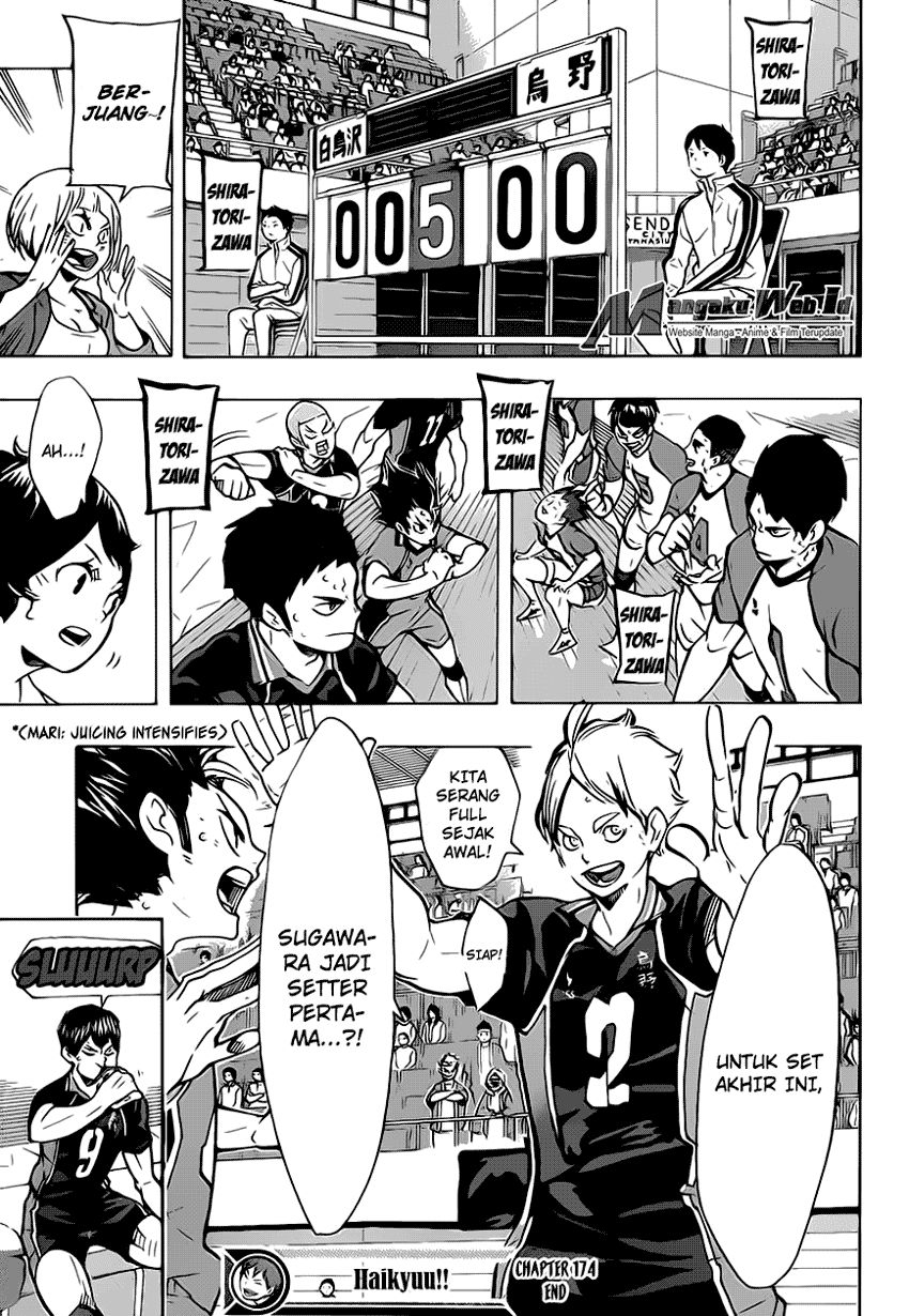 Haikyuu!! Chapter 174 Gambar 18