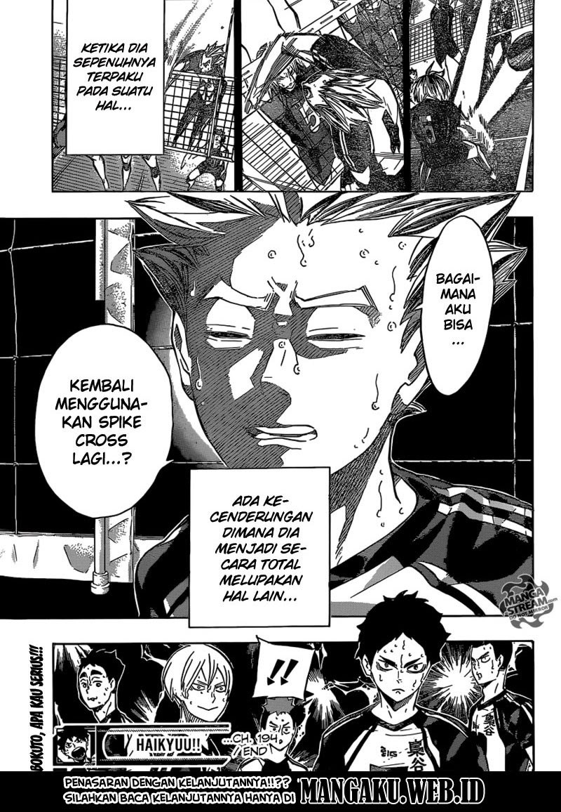 Haikyuu!! Chapter 194 Gambar 20