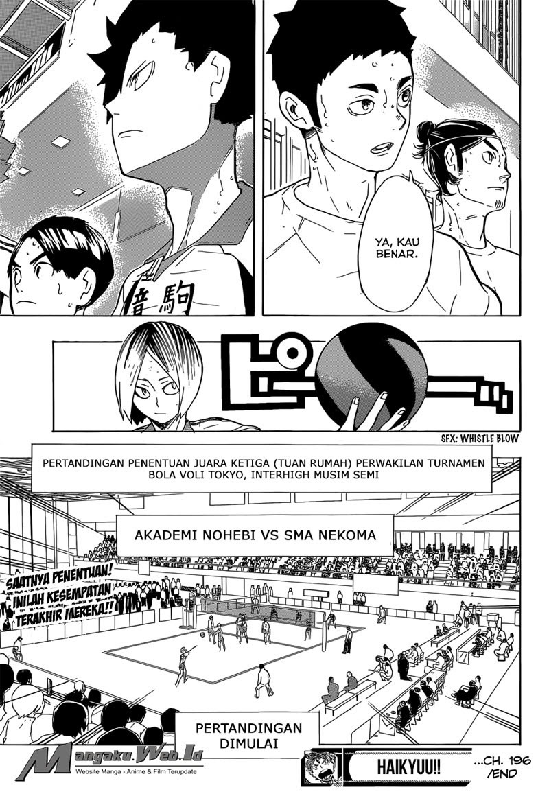 Haikyuu!! Chapter 196 Gambar 18
