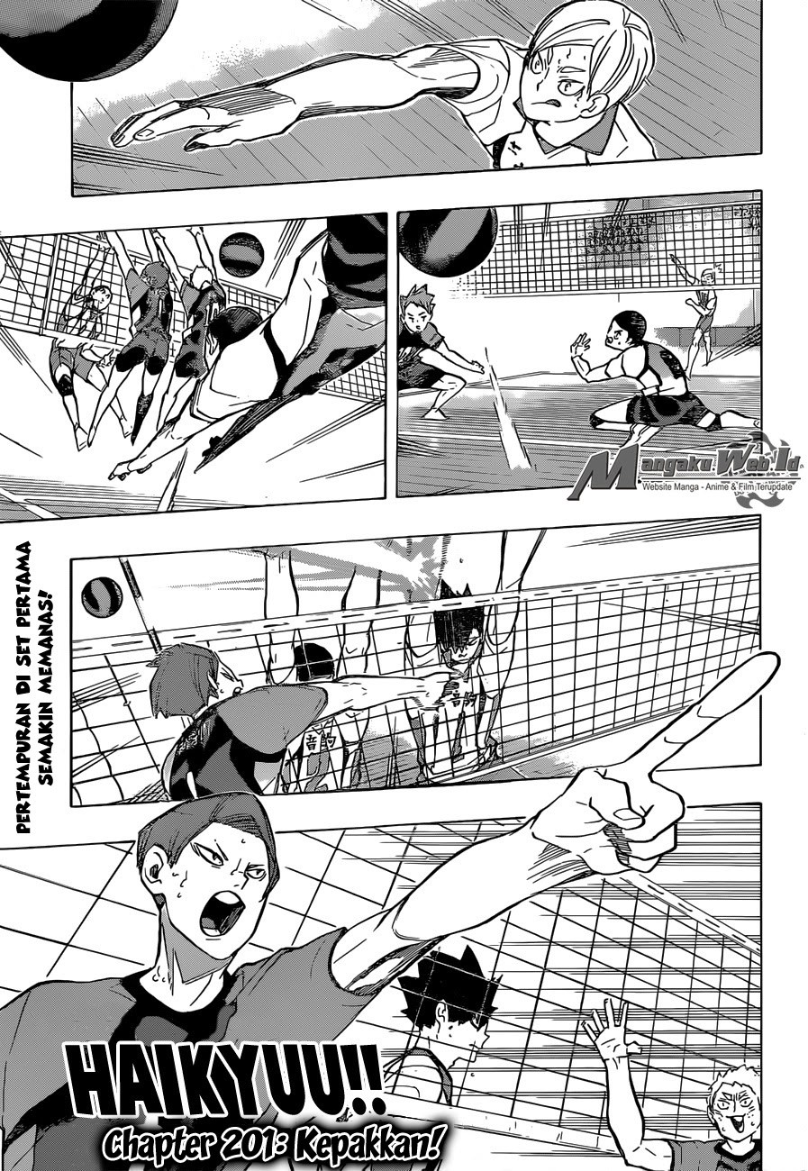 Haikyuu!! Chapter 201 Gambar 2