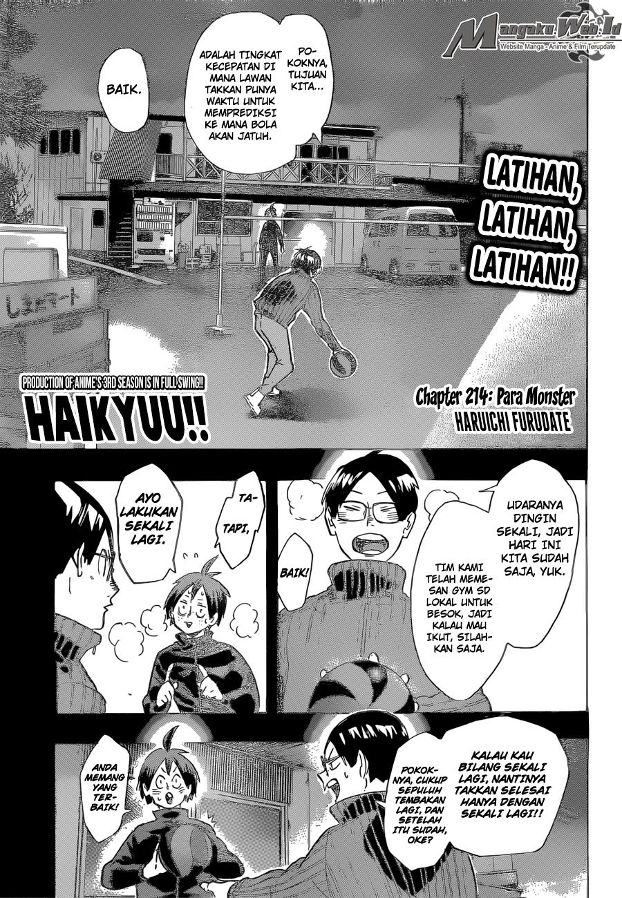Haikyuu!! Chapter 214 Gambar 2