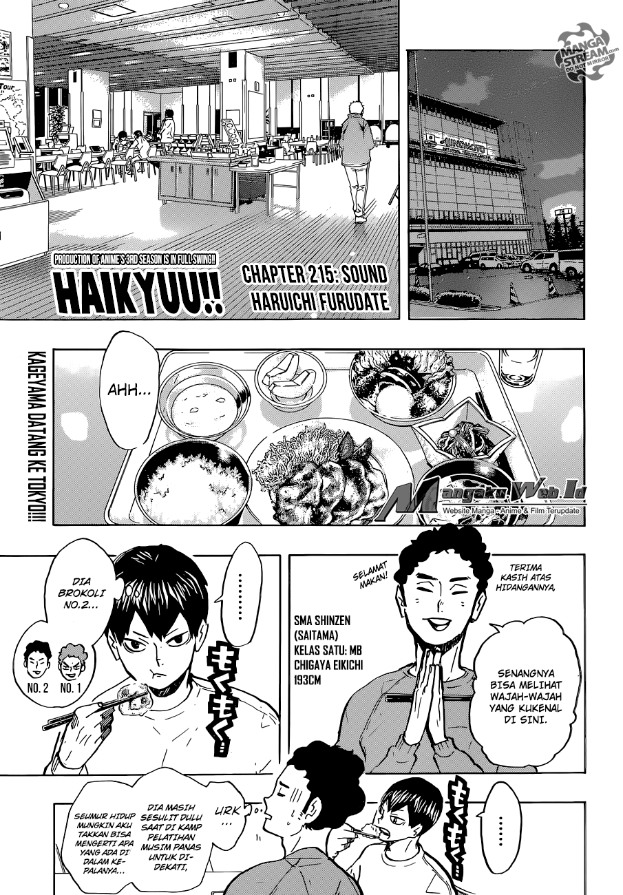 Haikyuu!! Chapter 215 Gambar 2