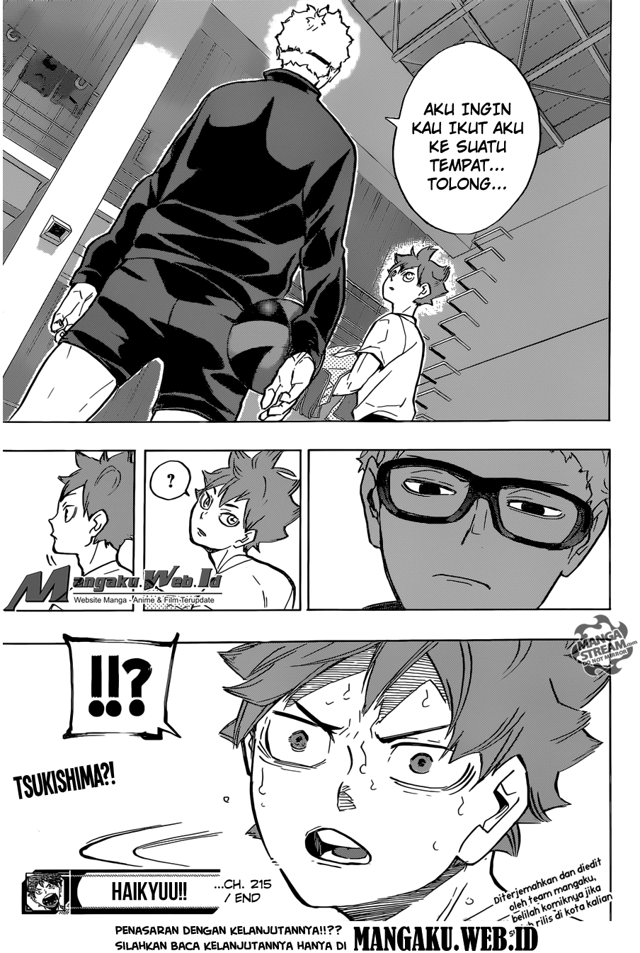 Haikyuu!! Chapter 215 Gambar 19