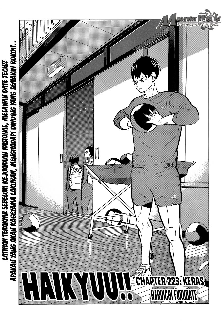 Haikyuu!! Chapter 223 Gambar 2