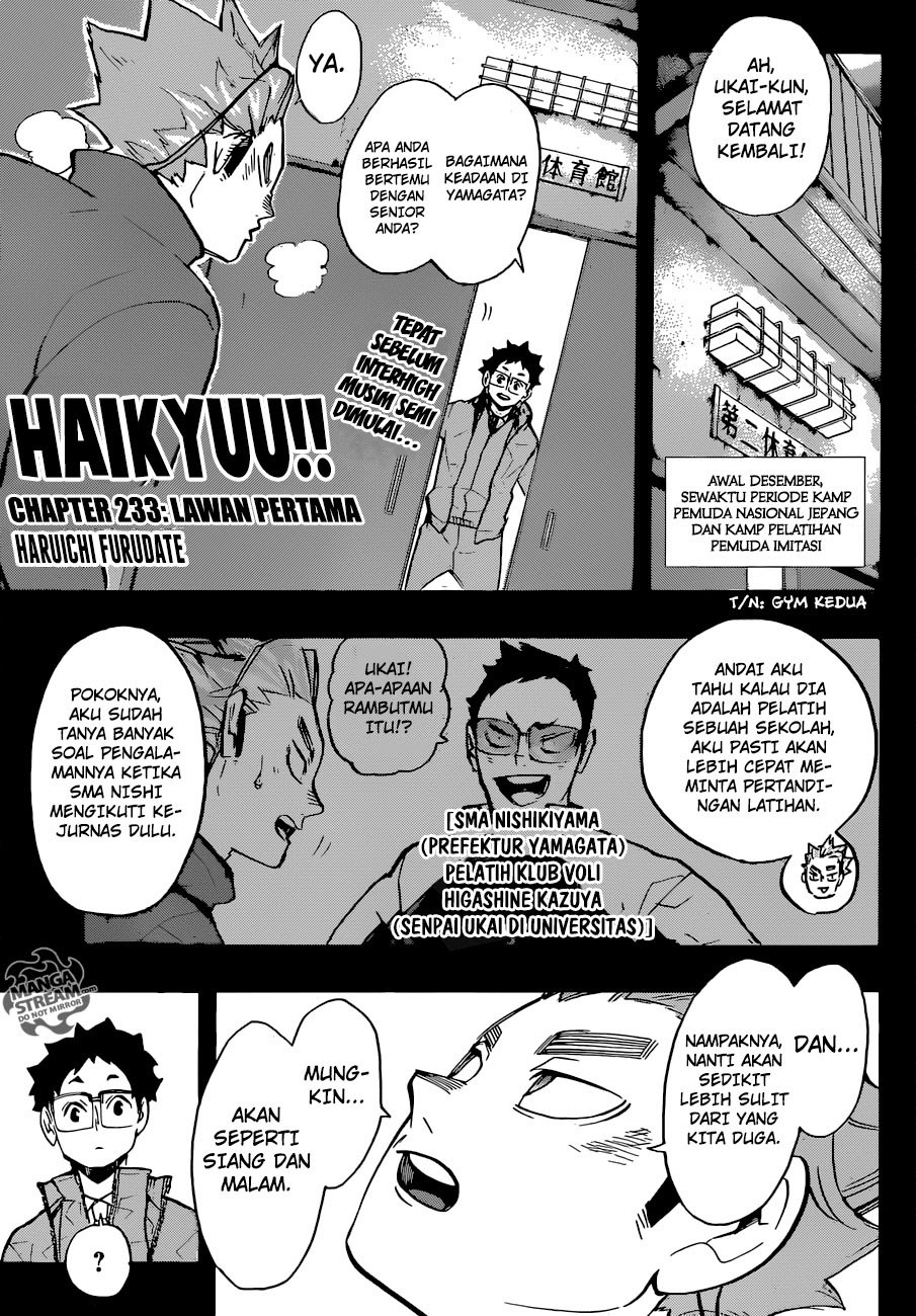 Haikyuu!! Chapter 233 Gambar 2