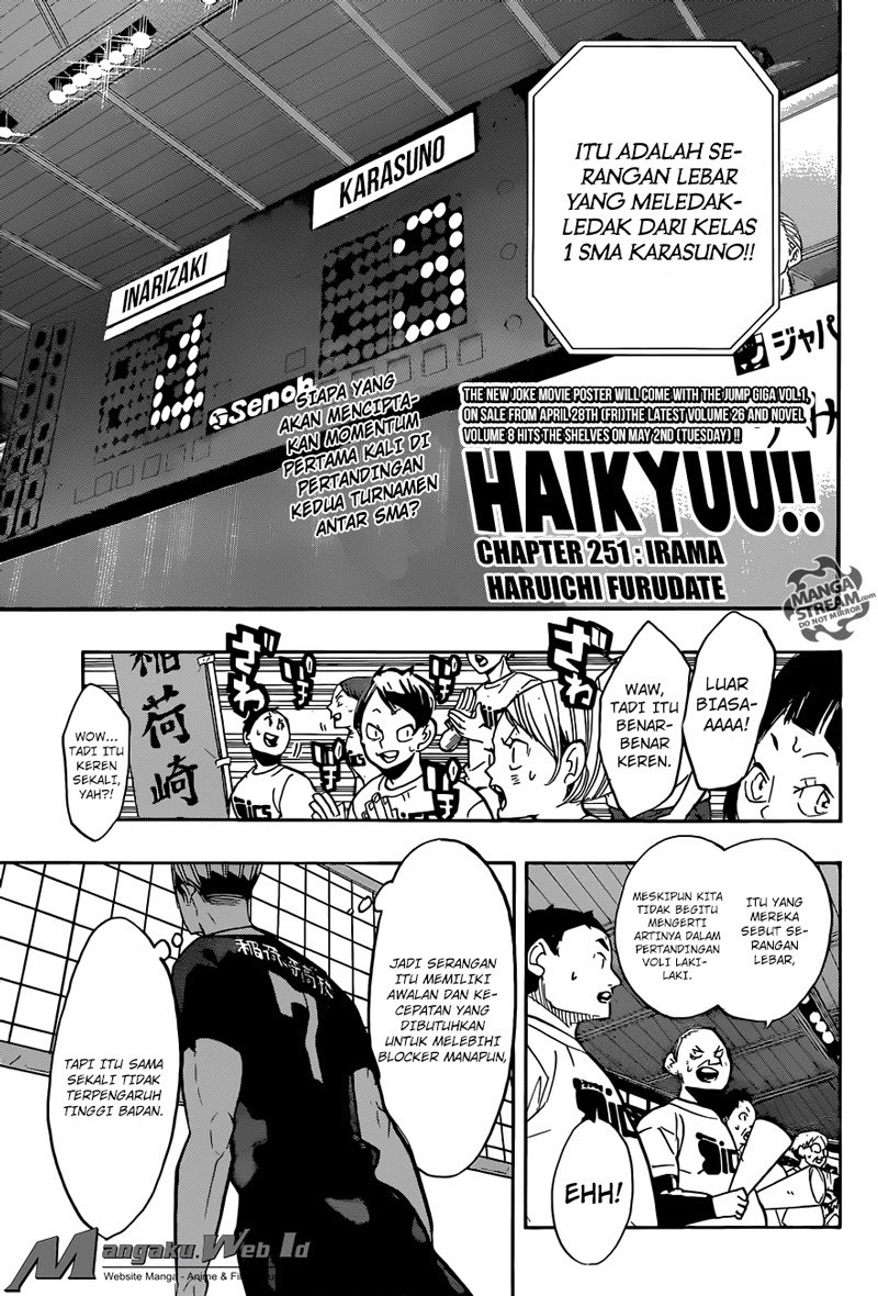 Haikyuu!! Chapter 251 Gambar 2