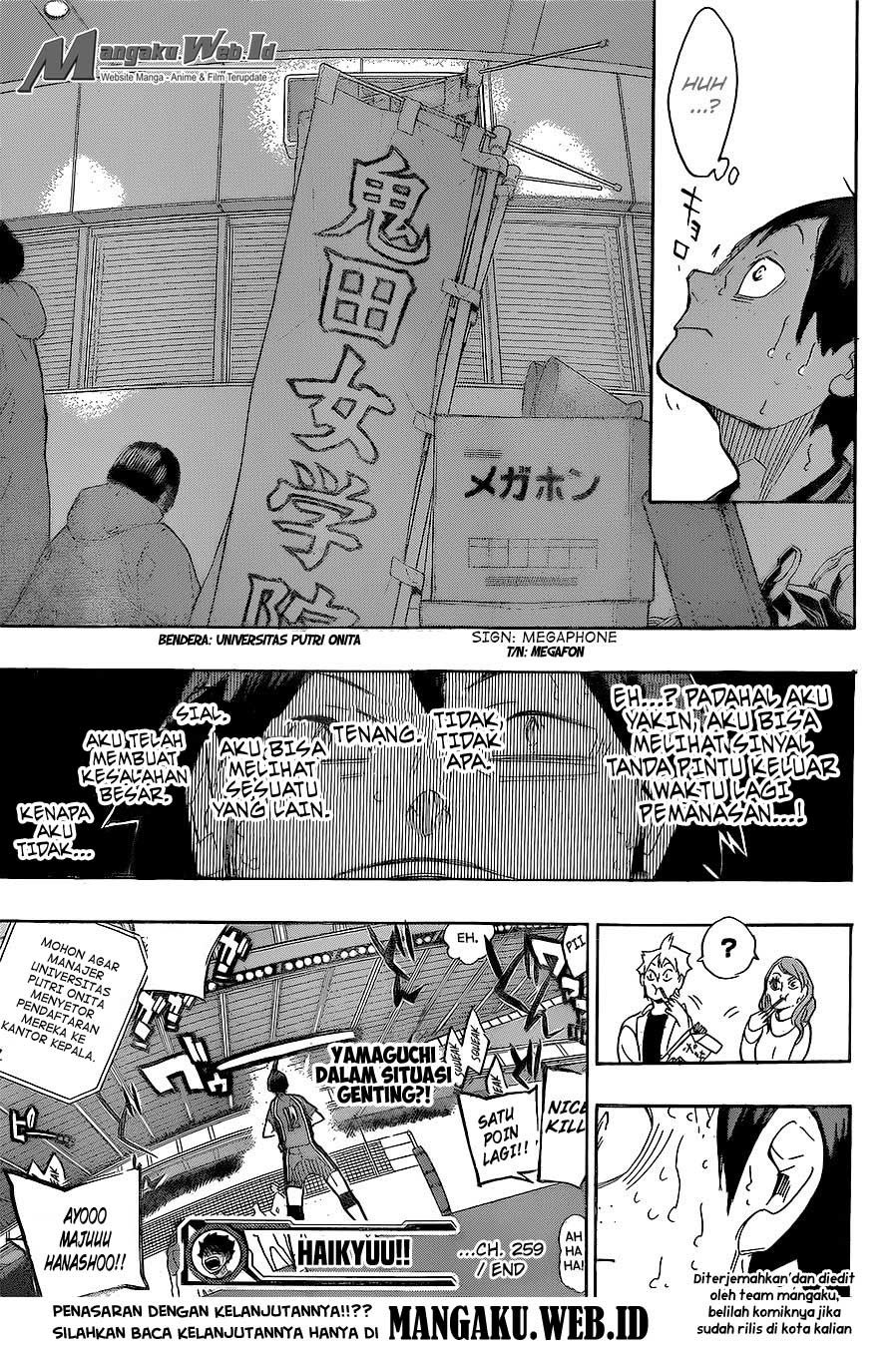 Haikyuu!! Chapter 259 Gambar 20