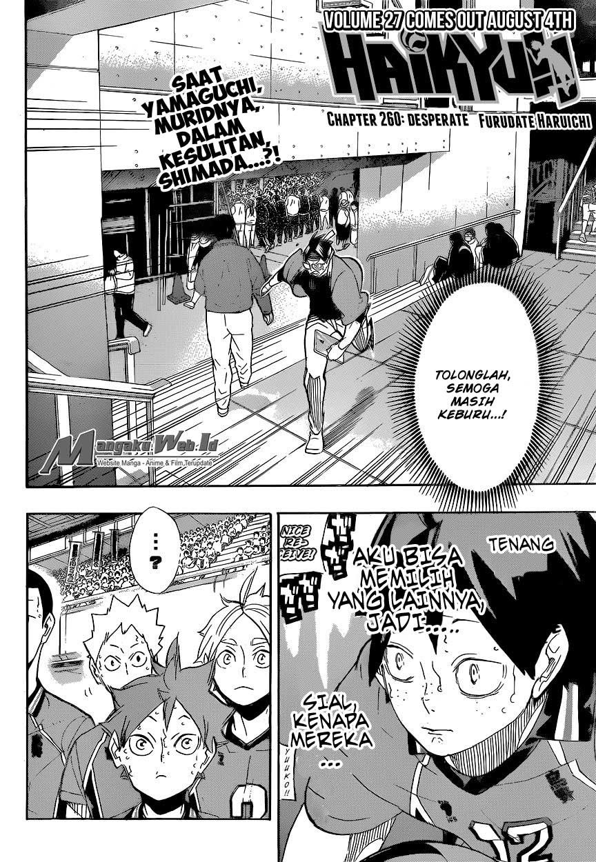 Haikyuu!! Chapter 260 Gambar 3