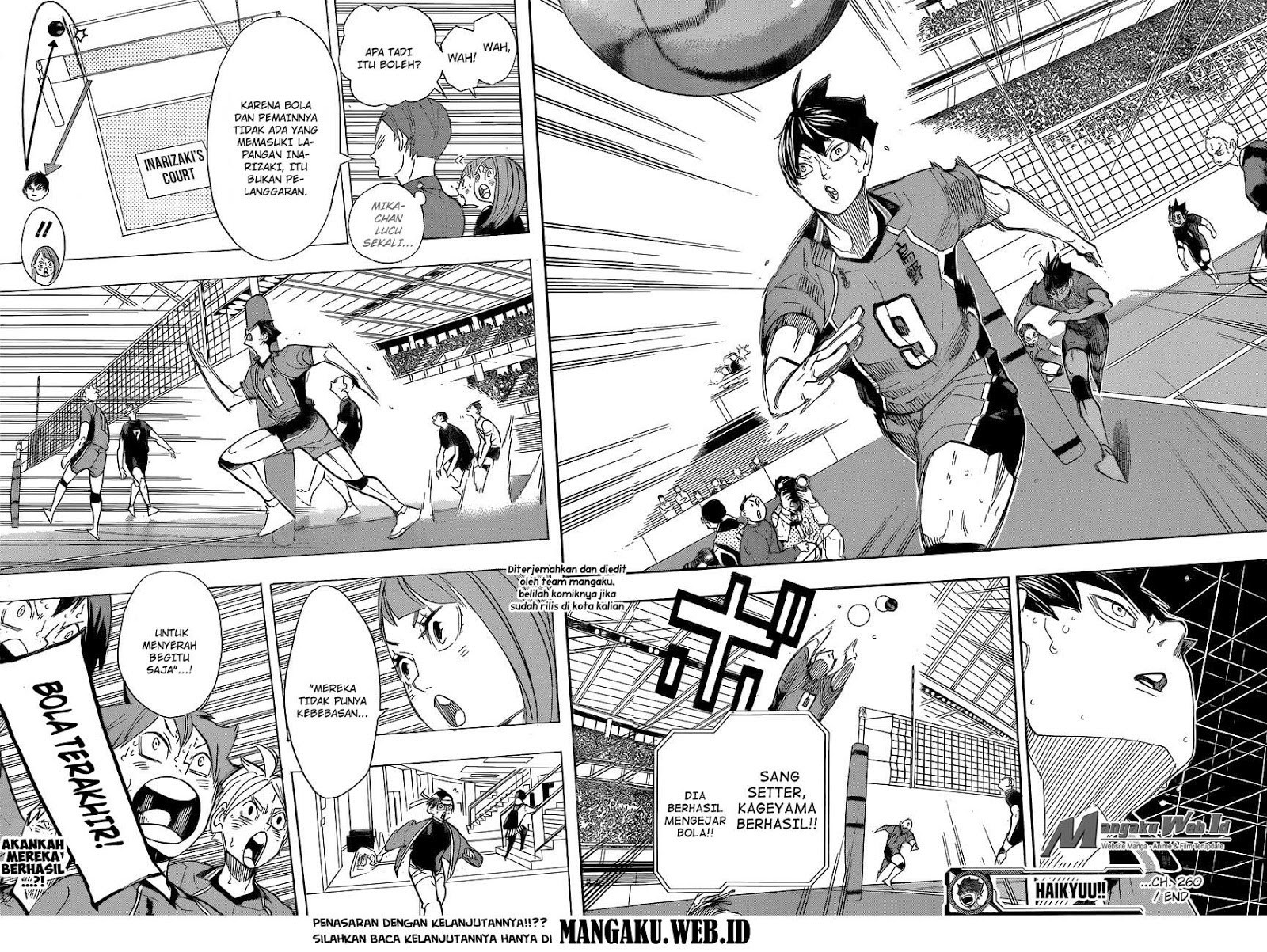 Haikyuu!! Chapter 260 Gambar 18