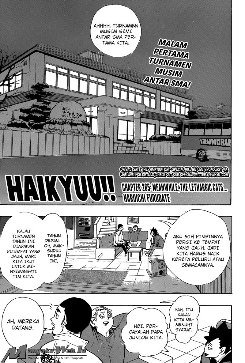 Haikyuu!! Chapter 265 Gambar 2