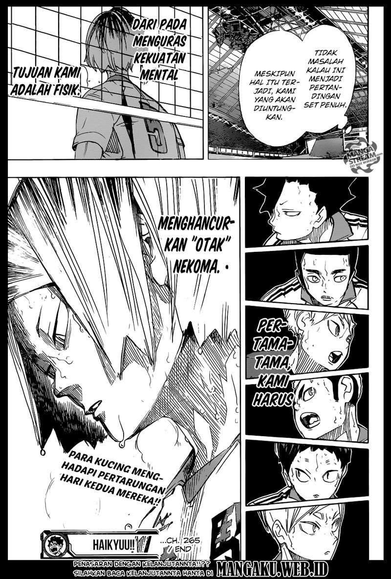 Haikyuu!! Chapter 265 Gambar 21