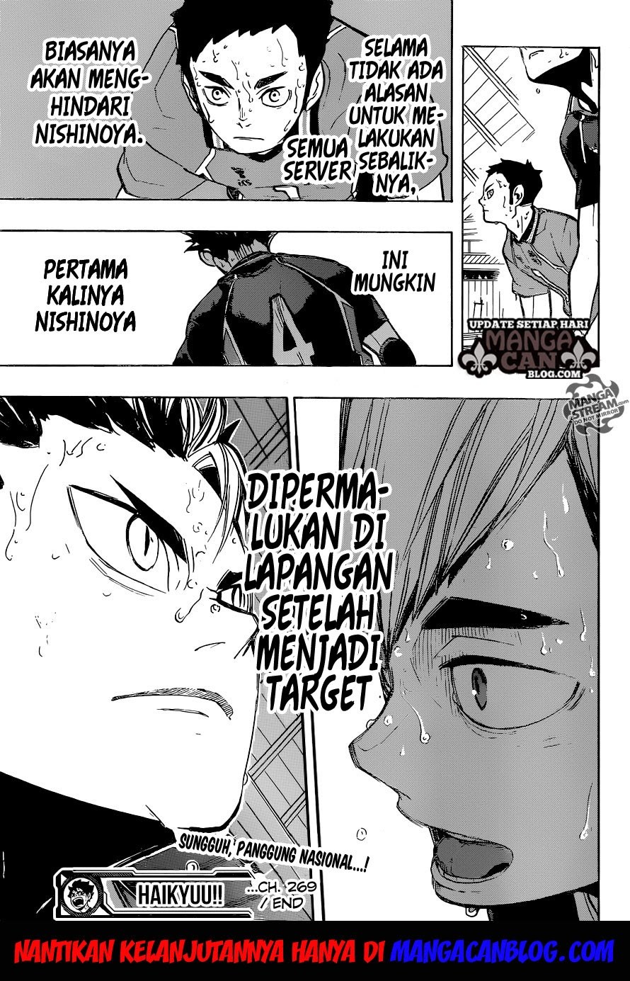 Haikyuu!! Chapter 269 Gambar 20