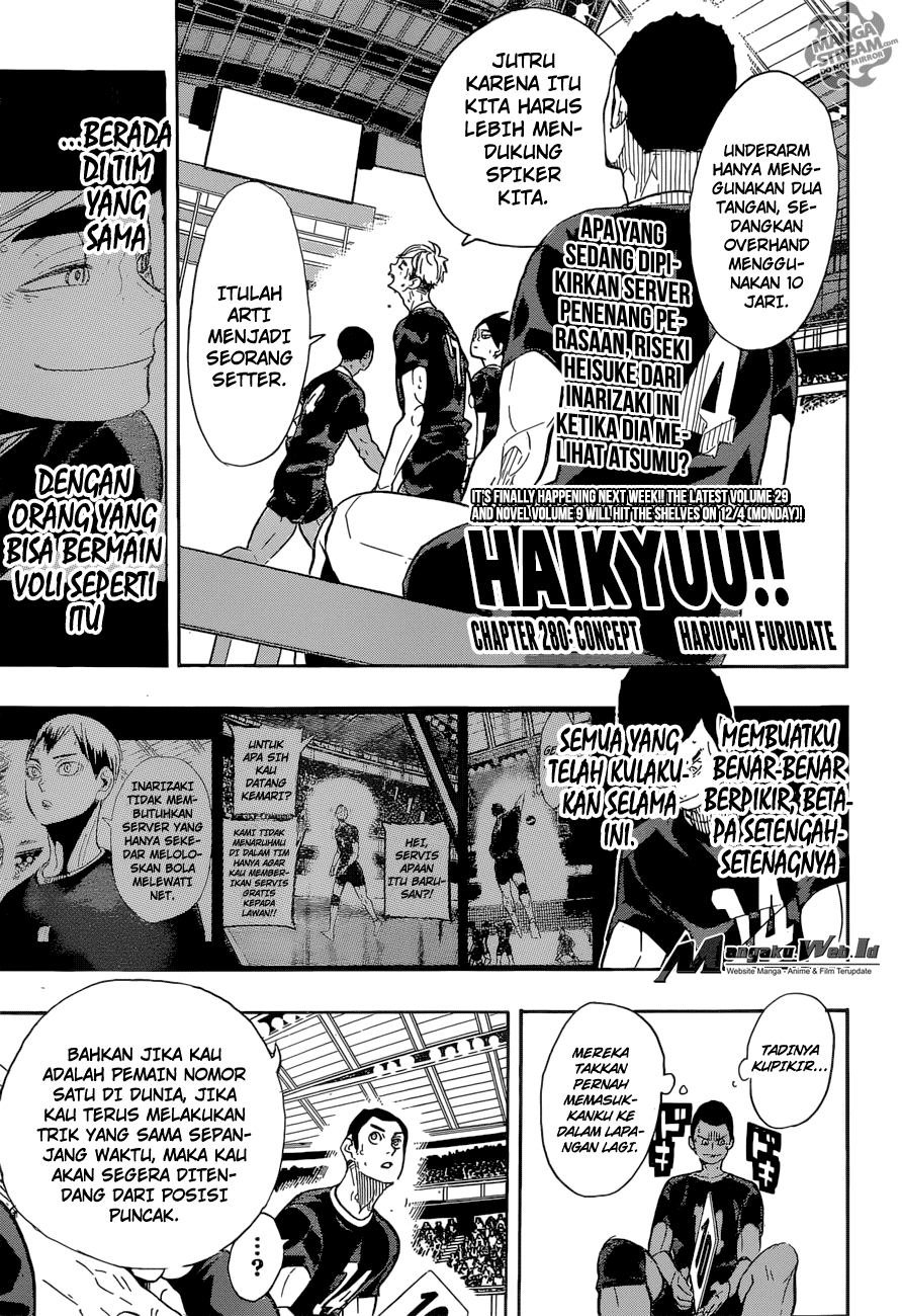 Haikyuu!! Chapter 280 Gambar 2