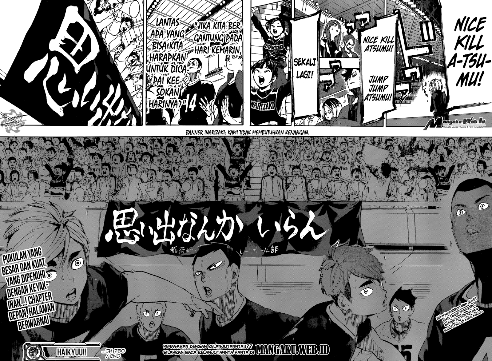 Haikyuu!! Chapter 280 Gambar 18