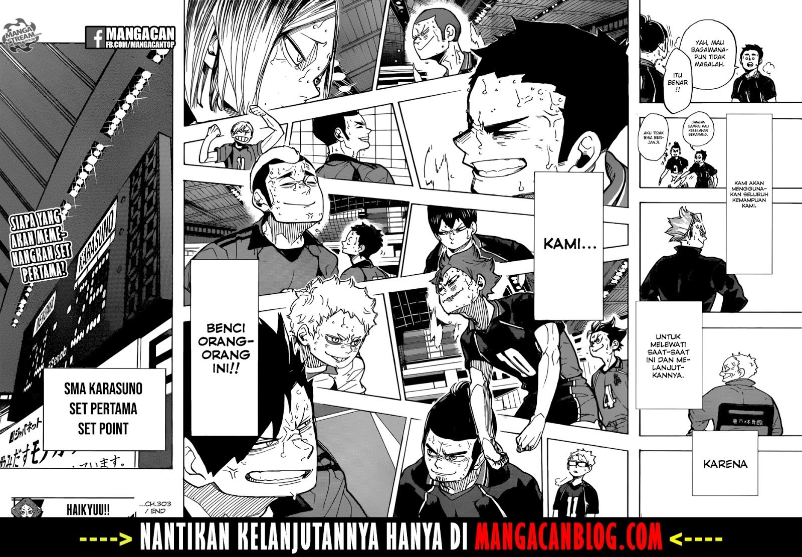 Haikyuu!! Chapter 303 Gambar 18
