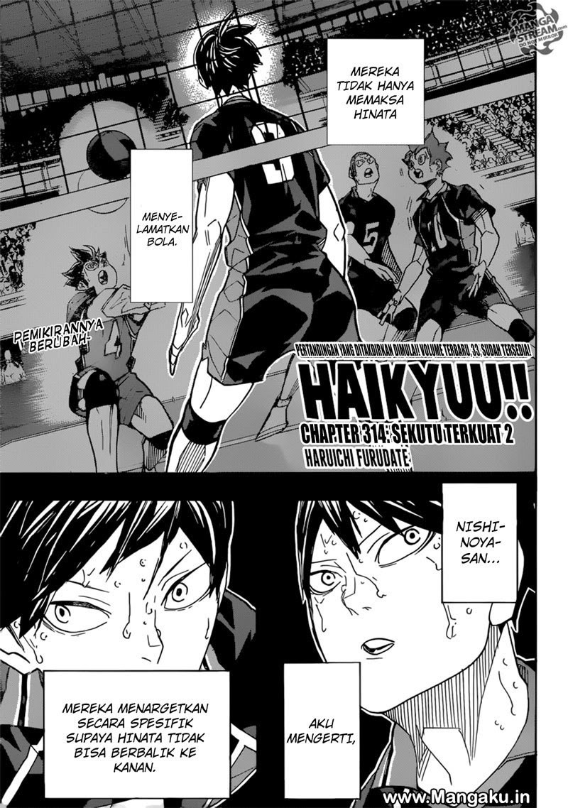 Haikyuu!! Chapter 314 Gambar 2